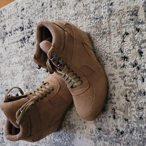 Wedge sneakers only worn once!